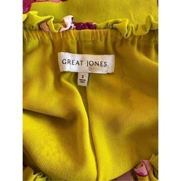 Great Jones Yellow Pink Floral Neck - Picture 7 of 8